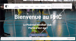 Desktop Screenshot of ploermelhandball.com